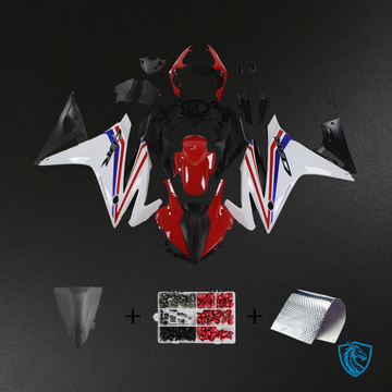 Honda CBR500R (2016-2018) White & Red - Fairing Kit
