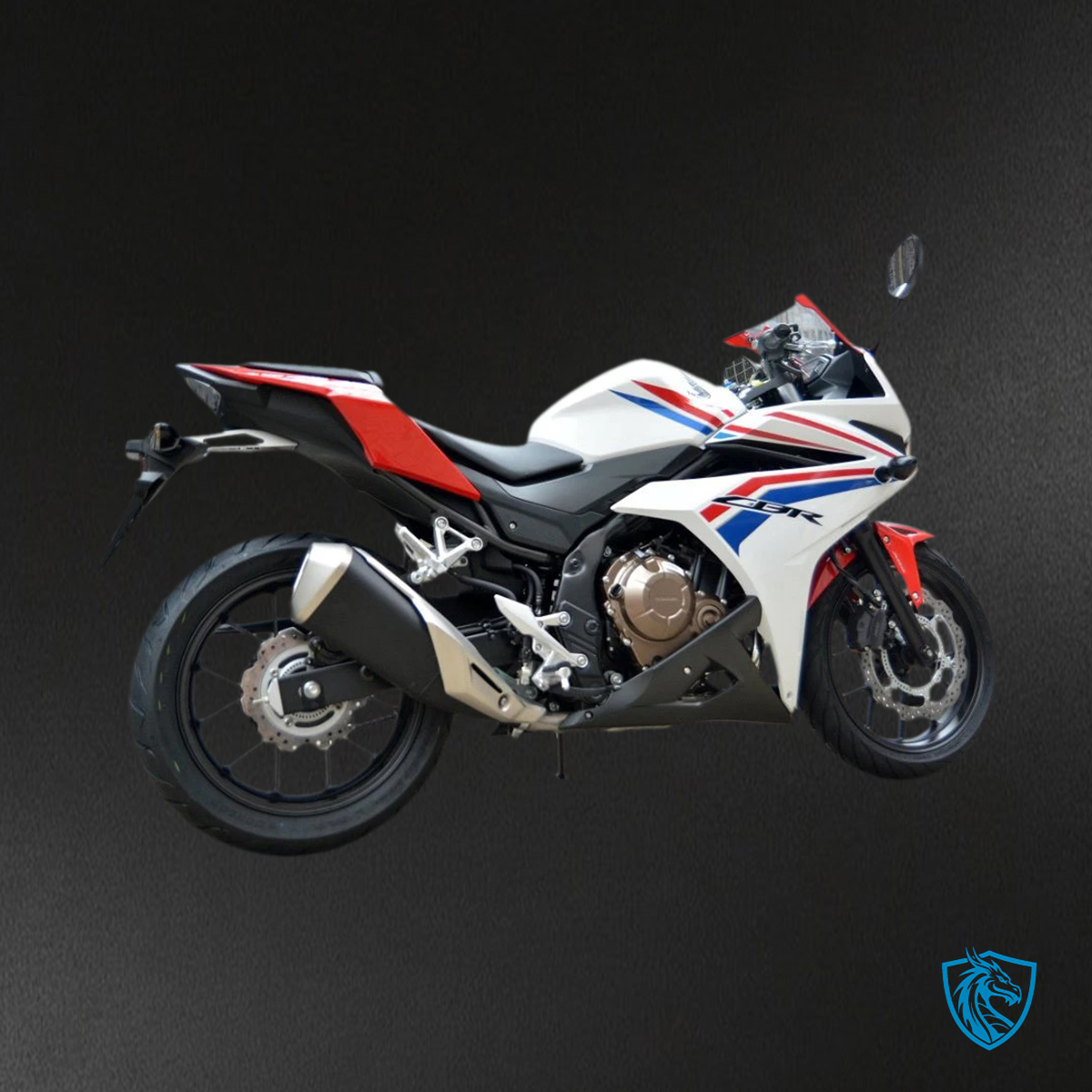 Honda CBR500R (2016-2018) White & Red - Fairing Kit