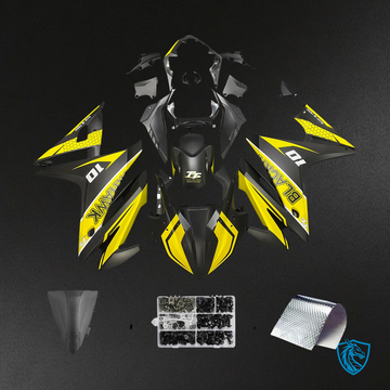 Honda CBR500R (2016-2018) Yellow & Black - Fairing Kit
