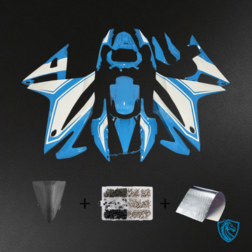 Honda CBR500R (2016-2018) Light Blue & White - Fairing Kit