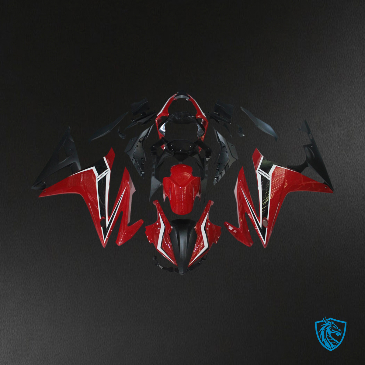 Honda CBR500R (2016-2018) Red & Black - Fairing Kit