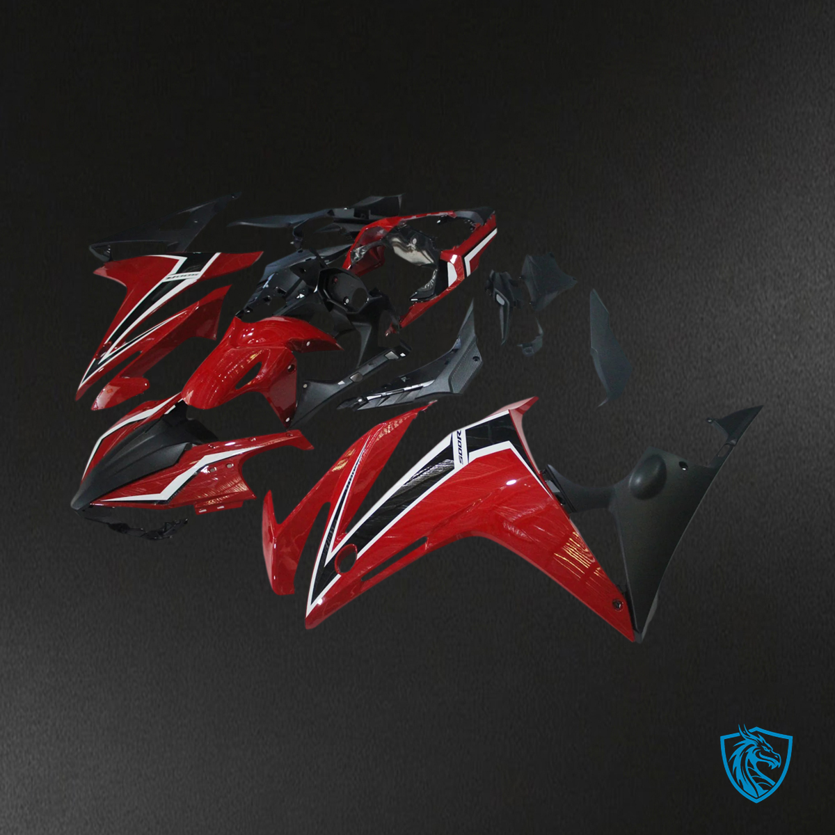 Honda CBR500R (2016-2018) Red & Black - Fairing Kit