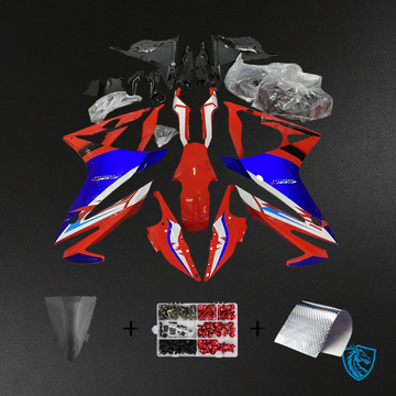 Honda CBR500R (2016-2018) Red Blue & Black - Fairing Kit