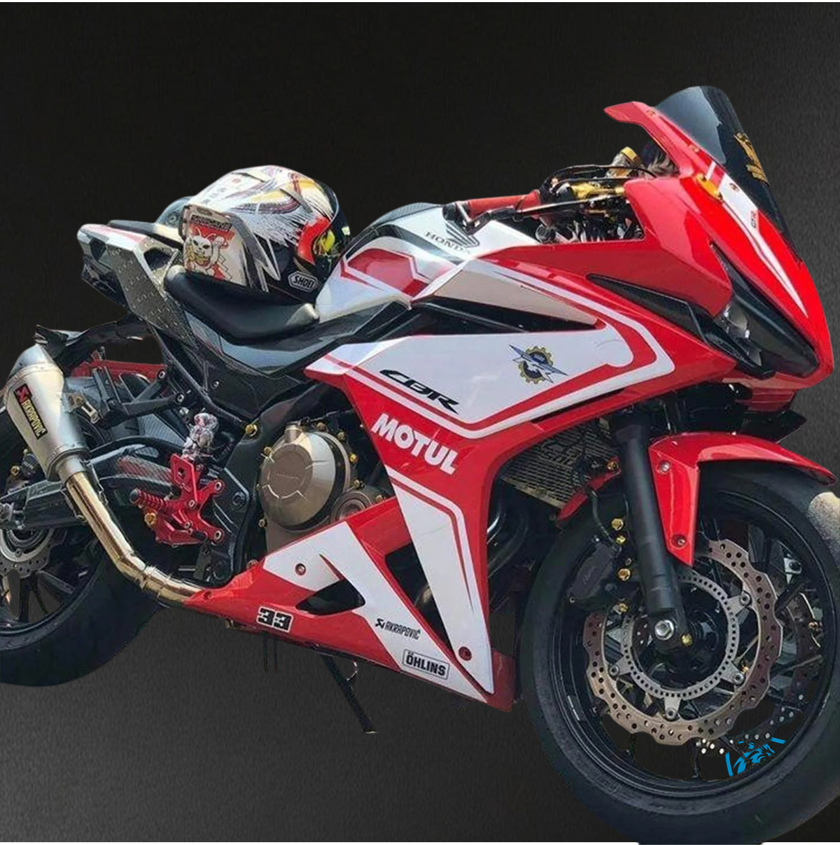 Honda CBR500R (2016-2018) Red & White - Fairing Kit