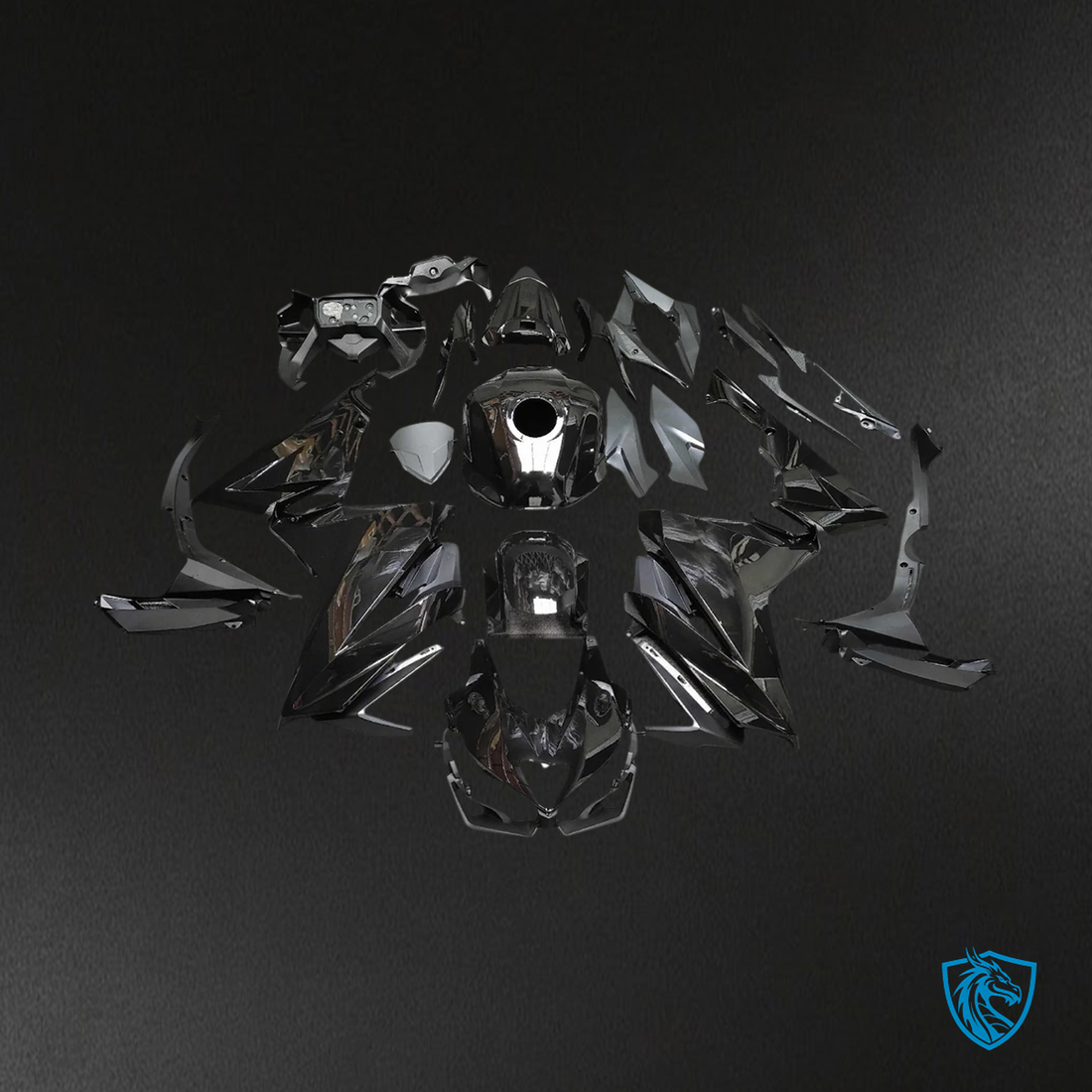 Honda CBR500R (2019-2021) Black - Fairing Kit