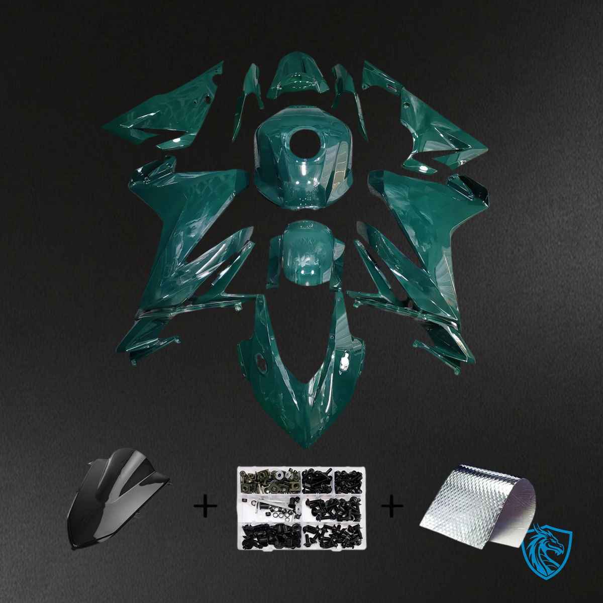 Honda CBR500R (2019-2021) Green - Fairing Kit