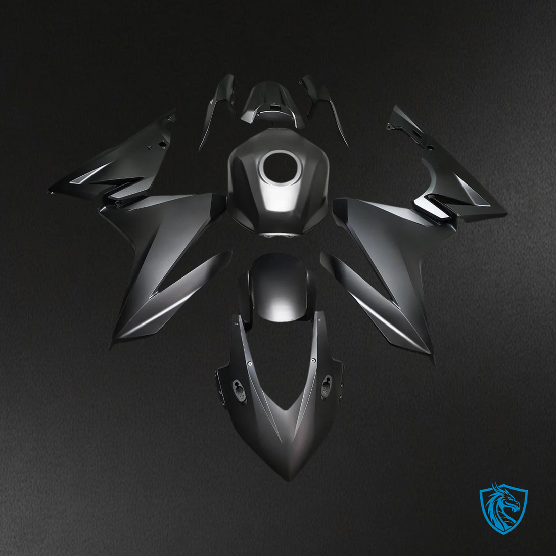 Honda CBR500R (2019-2021) Black - Fairing Kit