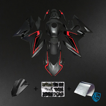 Honda CBR500R (2019-2021) Black & Red - Fairing Kit