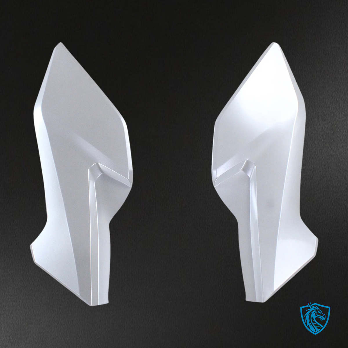 Honda CBR500R (2019-2021) White with Black Logo - Fairing Kit