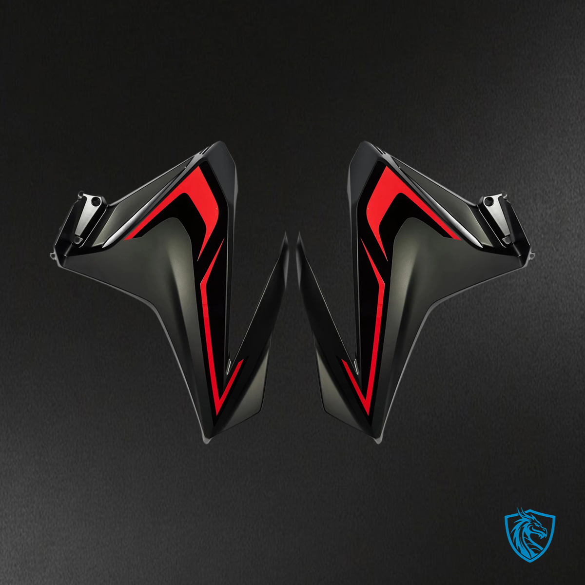 Honda CBR500R (2019-2023) Black & Red - Fairing Kit