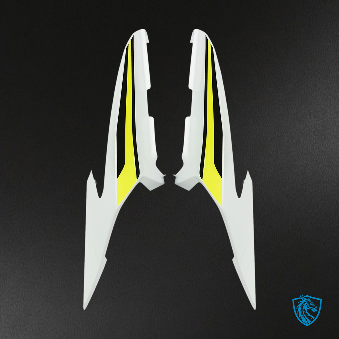 Honda CBR500R (2019-2023) White & Yellow - Fairing Kit