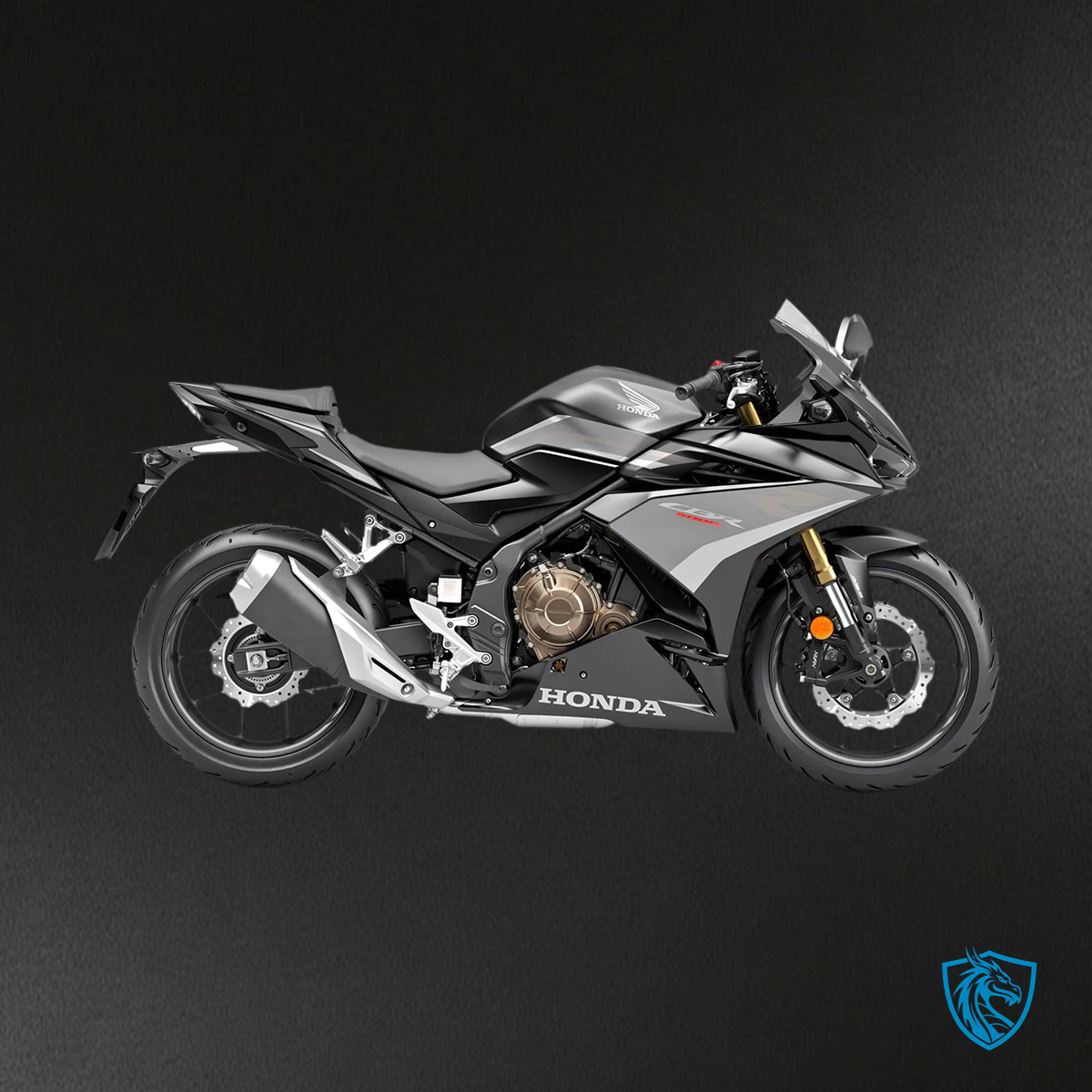 Honda CBR500R (2022-2023) Black & Gray - Fairing Kit