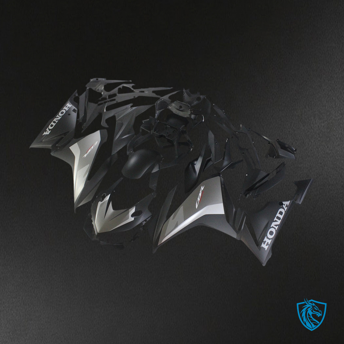 Honda CBR500R (2022-2023) Black & Gray - Fairing Kit