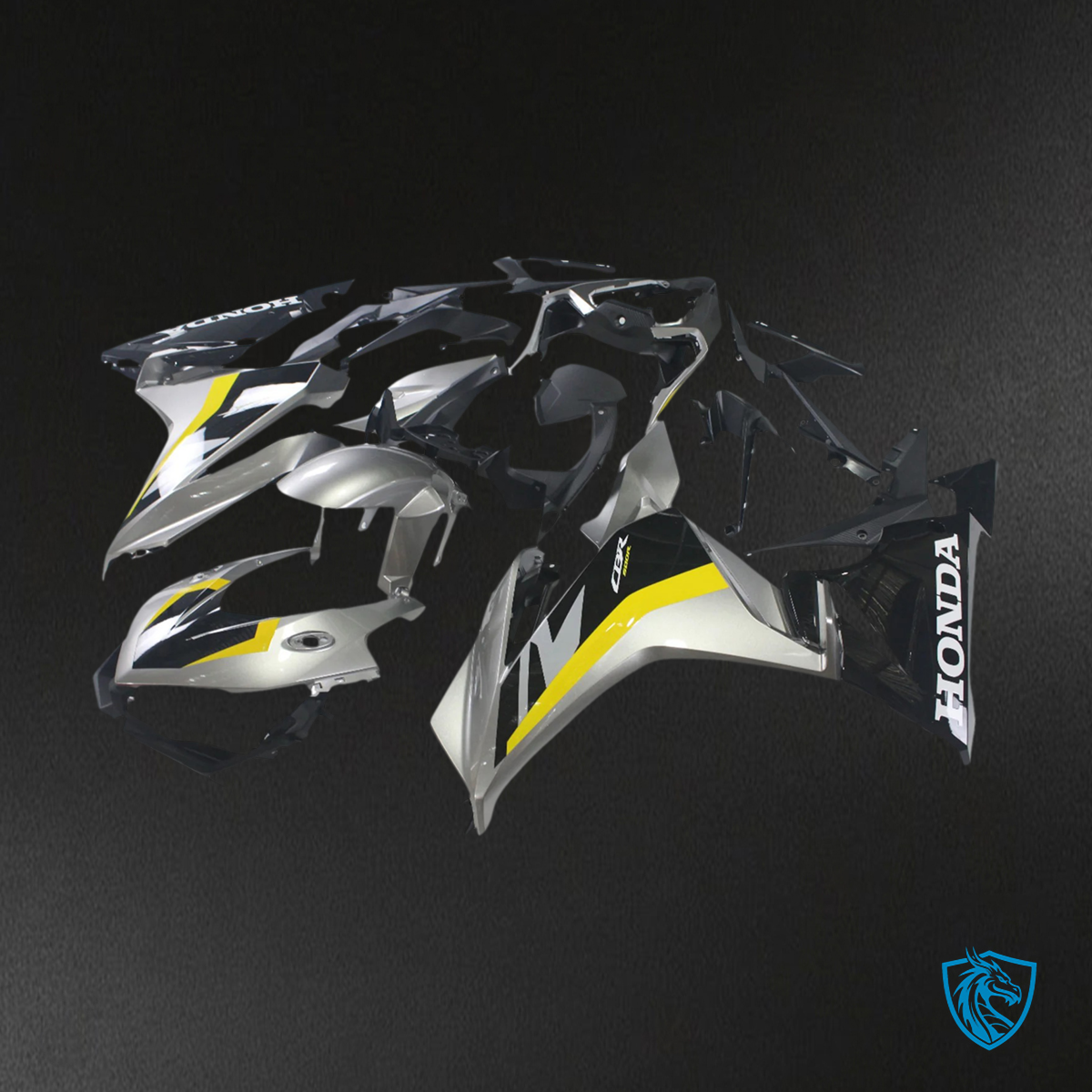 Honda CBR500R (2022-2023) Black & Yellow - Fairing Kit