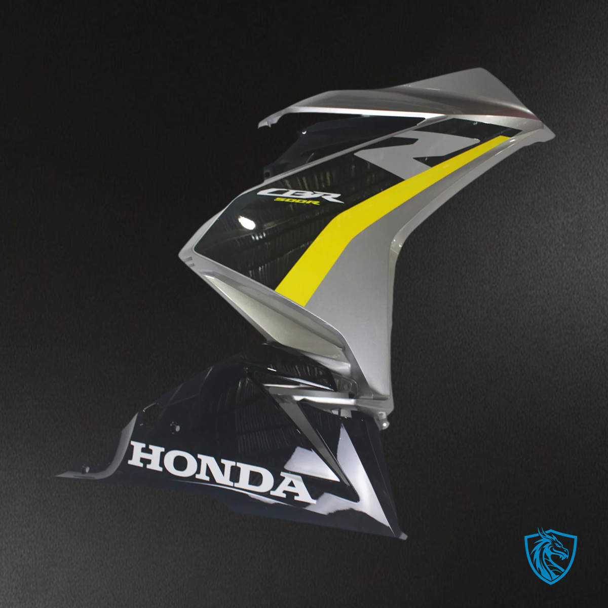 Honda CBR500R (2022-2023) Black & Yellow - Fairing Kit