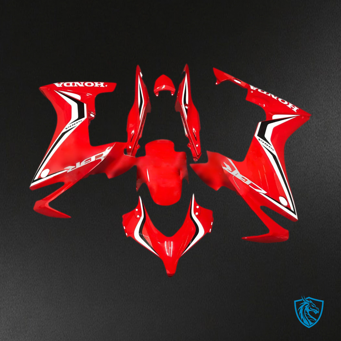 Honda CBR500R (2013-2015 ) Fairing Kit - Gloss Red, White and Black - ABS Bodywork