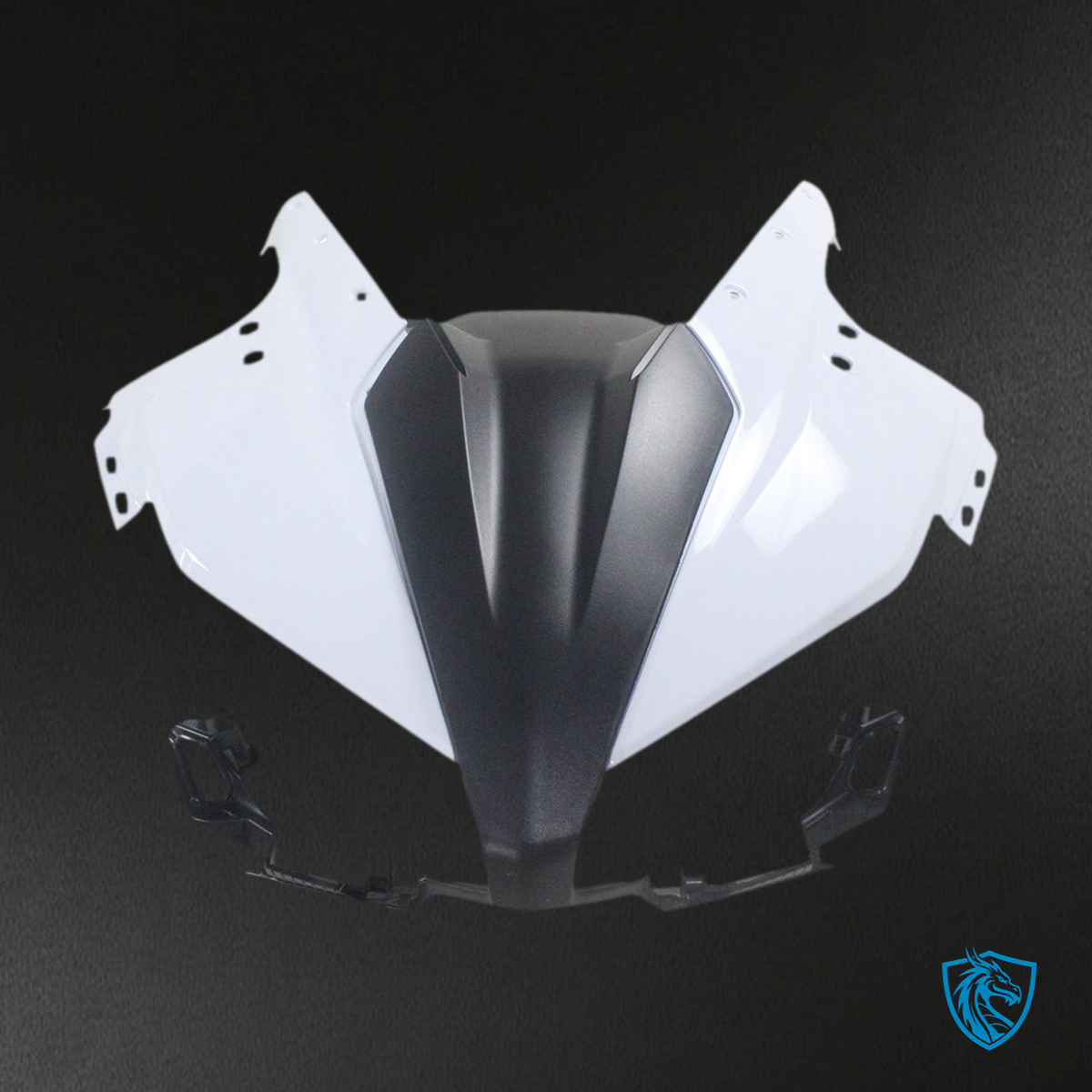 Honda CBR500R (2016-2018) Fairing Kit - Black & White - ABS Bodywork