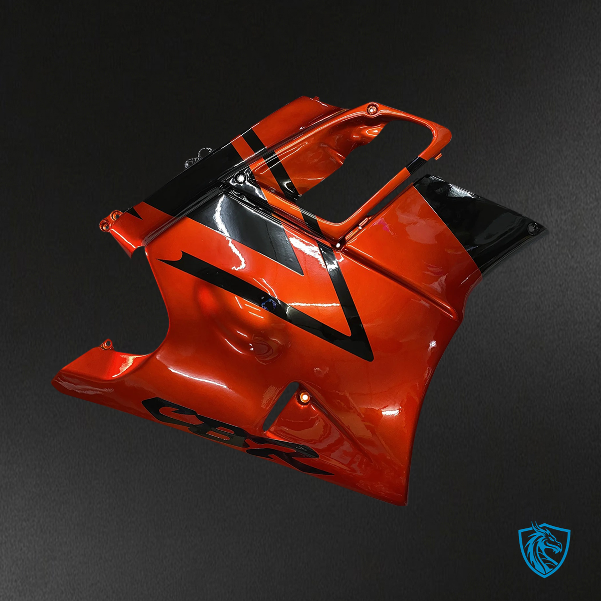 Honda CBR600 F2 (1991-1994) Dark Orange & Black - Fairing Kit