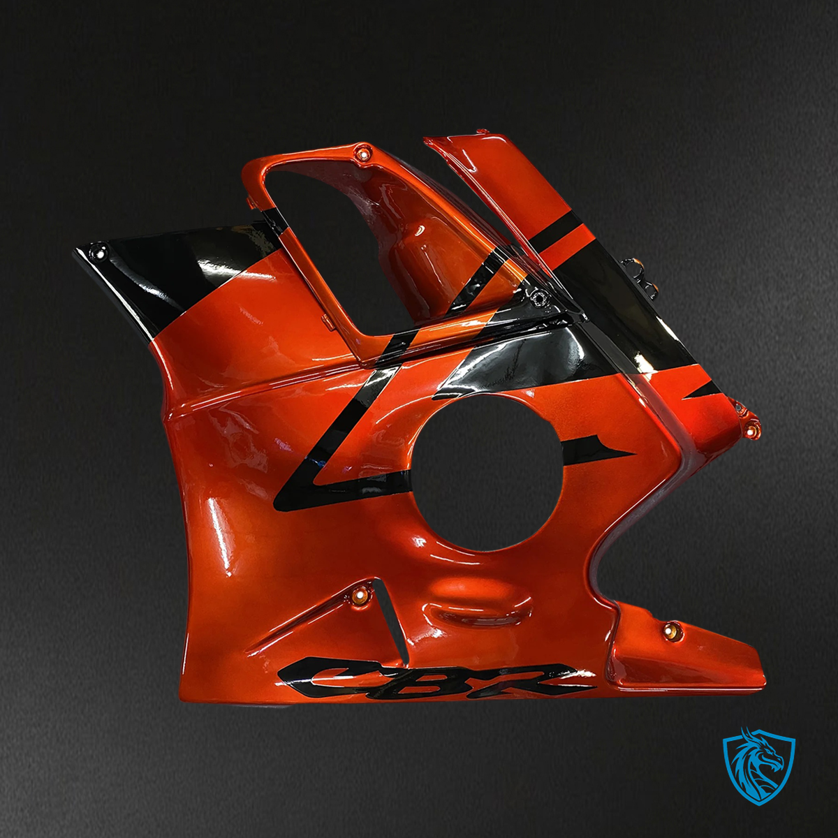 Honda CBR600 F2 (1991-1994) Dark Orange & Black - Fairing Kit
