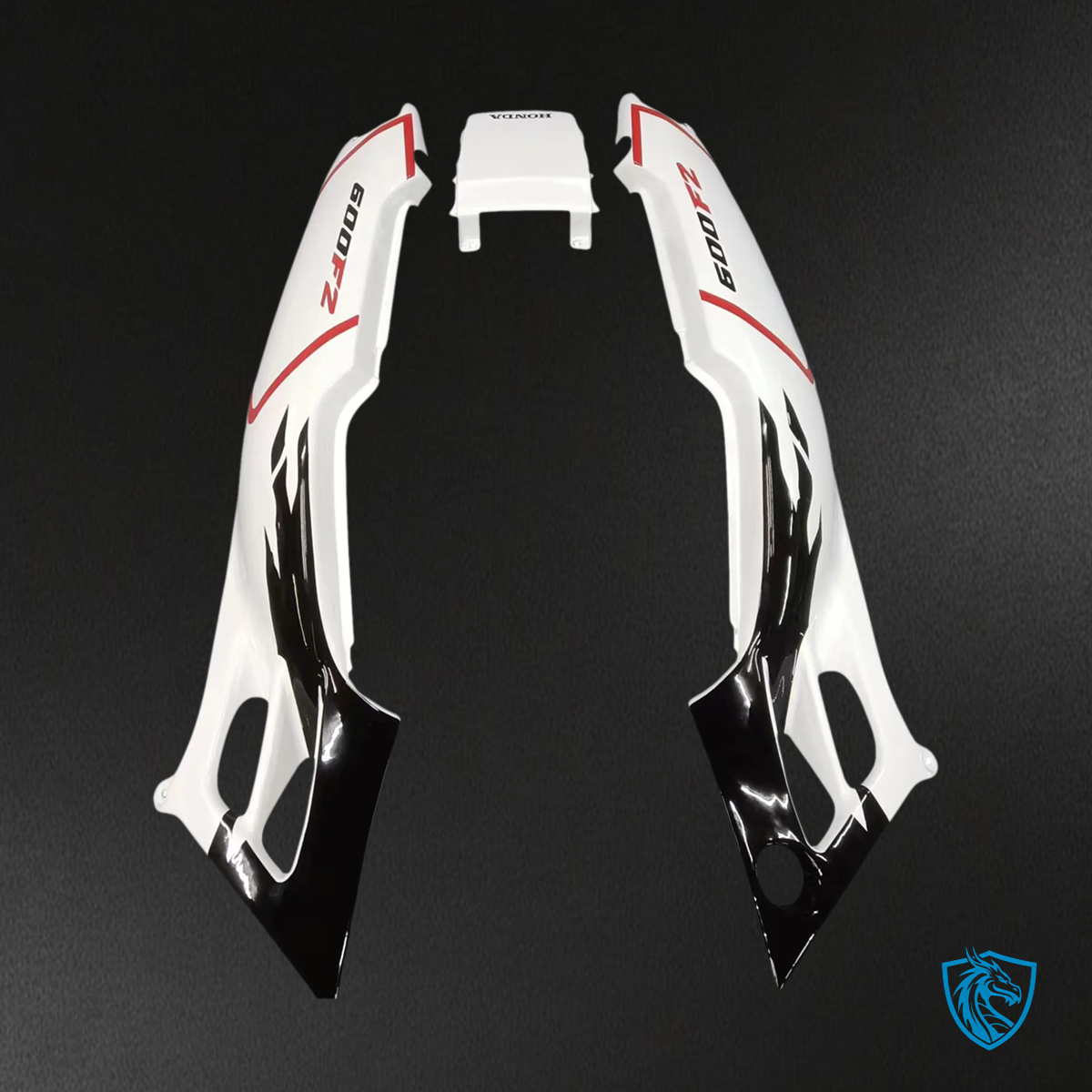 Honda CBR600 F2 (1991-1994) White & Black - Fairing Kit
