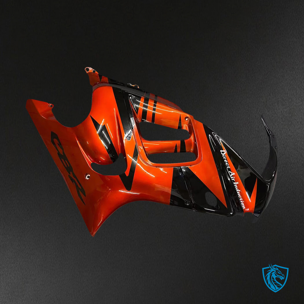 Honda CBR600 F3 (1995-1996) Black & Dark Orange - Fairing Kit