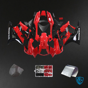 Honda CBR600 F3 (1997-1998) Black & Red Style 2 - Fairing Kit