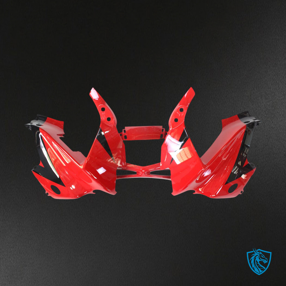 Honda CBR600 F3 (1997-1998) Black & Red Style 2 - Fairing Kit