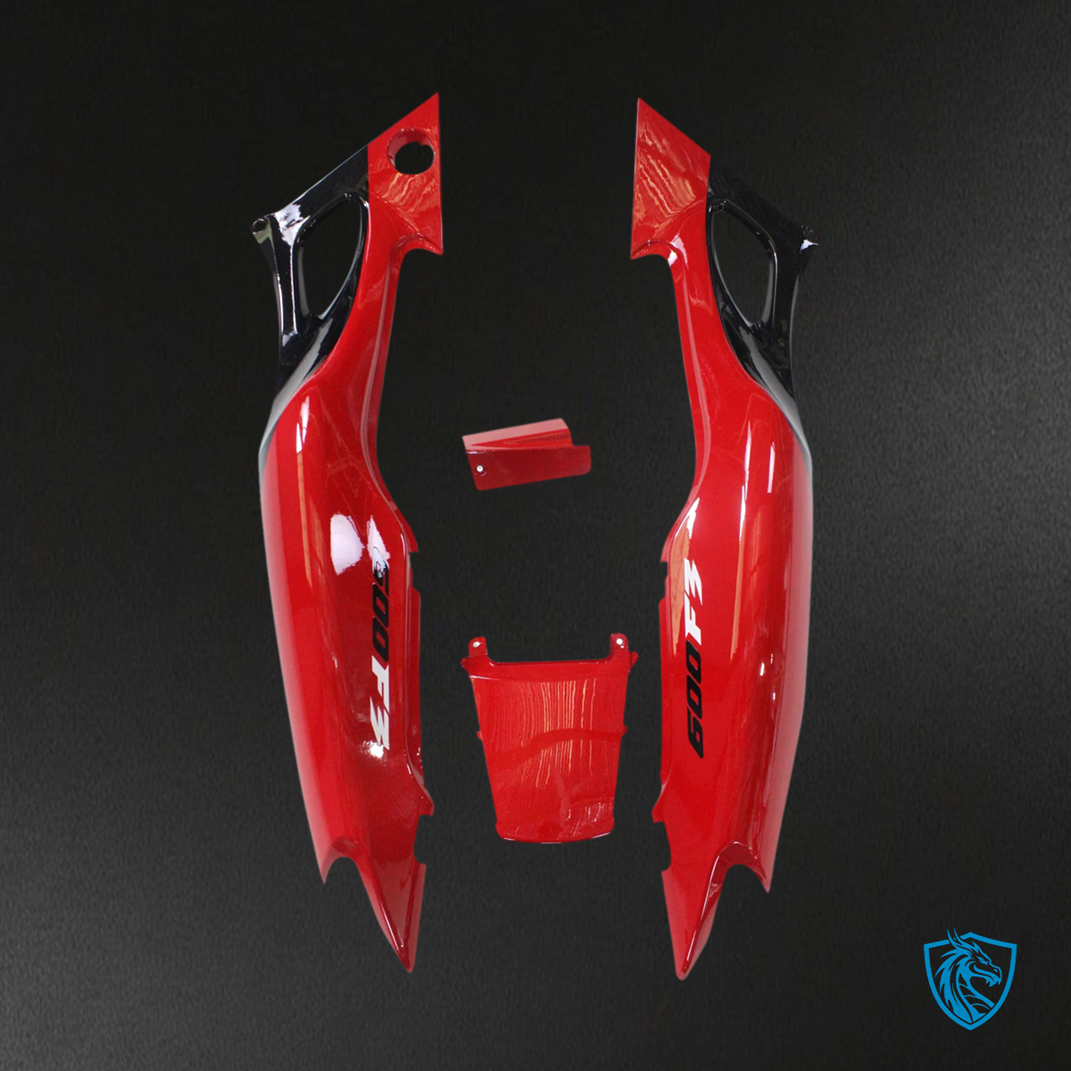 Honda CBR600 F3 (1997-1998) Black & Red Style 2 - Fairing Kit