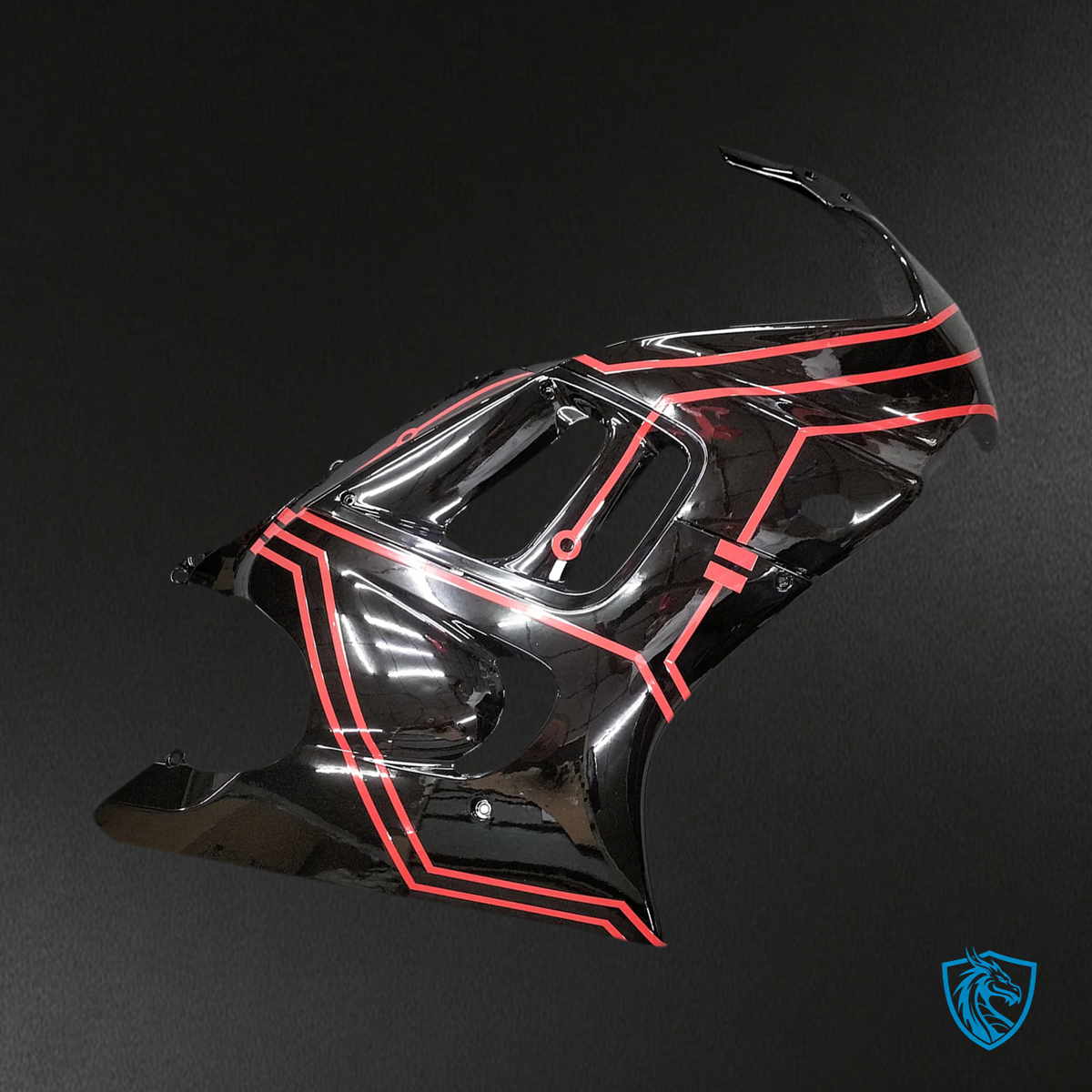 Honda CBR600 F3 (1997-1998) Black & Red Style 3 - Fairing Kit