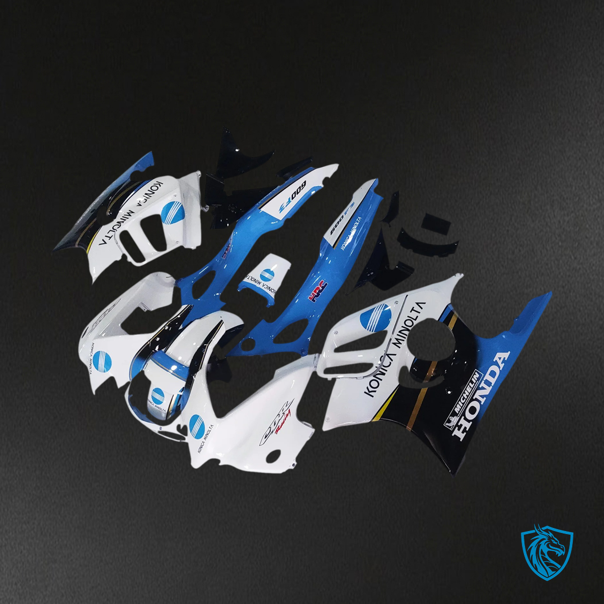 Honda CBR600 F3 (1997-1998) Blue & White - Fairing Kit
