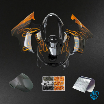 Honda CBR600 F4 (1999-2000) Black & Gold - Fairing Kit