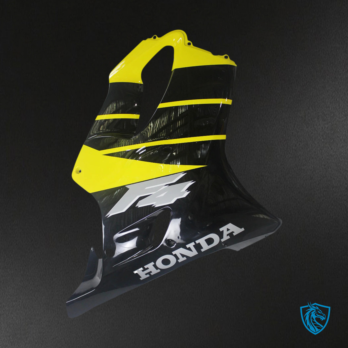 Honda CBR600 F4 (1999-2000) Yellow & Black - Fairing Kit