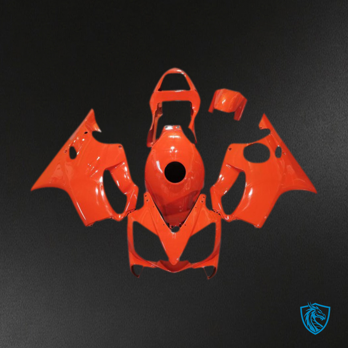 Honda CBR600 F4i (2001-2003) Glossy Dark Orange Fairing Kit - Aftermarket ABS Bodywork