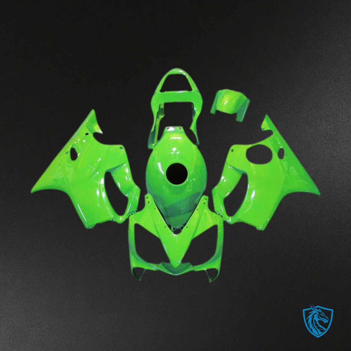 Honda CBR600 F4i (2001-2003) Lizard Green Glossy Motorcycle - Fairing Kit | ABS Bodywork