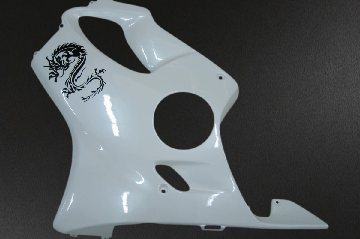 Honda CBR600 F4i (2001-2003) White & Black - Fairing Kit