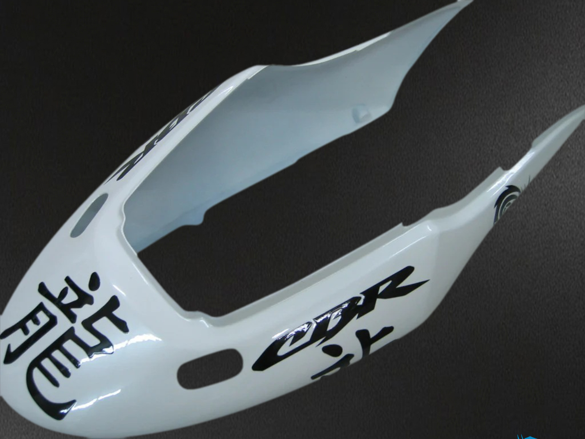 Honda CBR600 F4i (2001-2003) White & Black - Fairing Kit