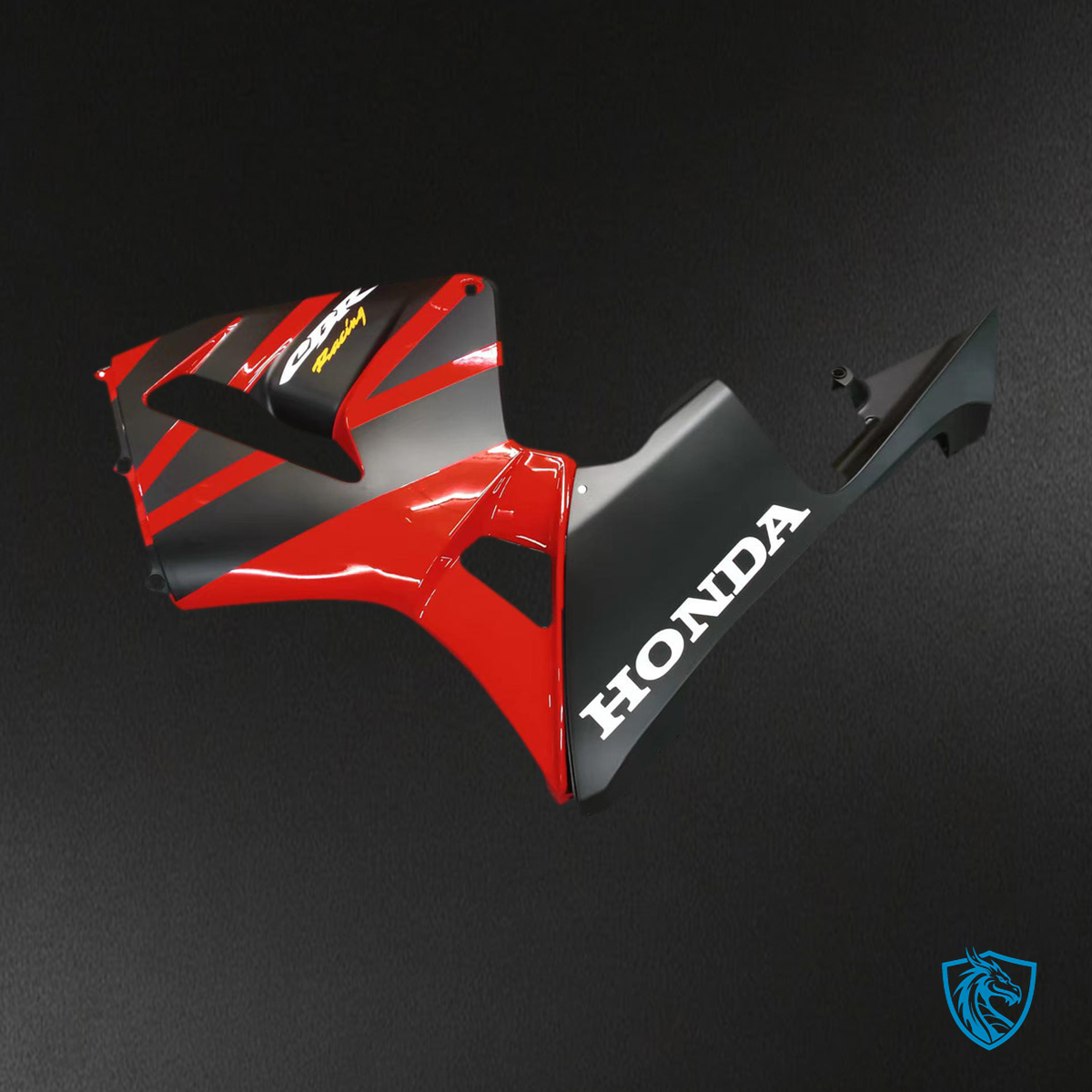 Honda CBR600RR (2003-2004) Red & Black Racing Generic - Custom ABS Fairing Kit