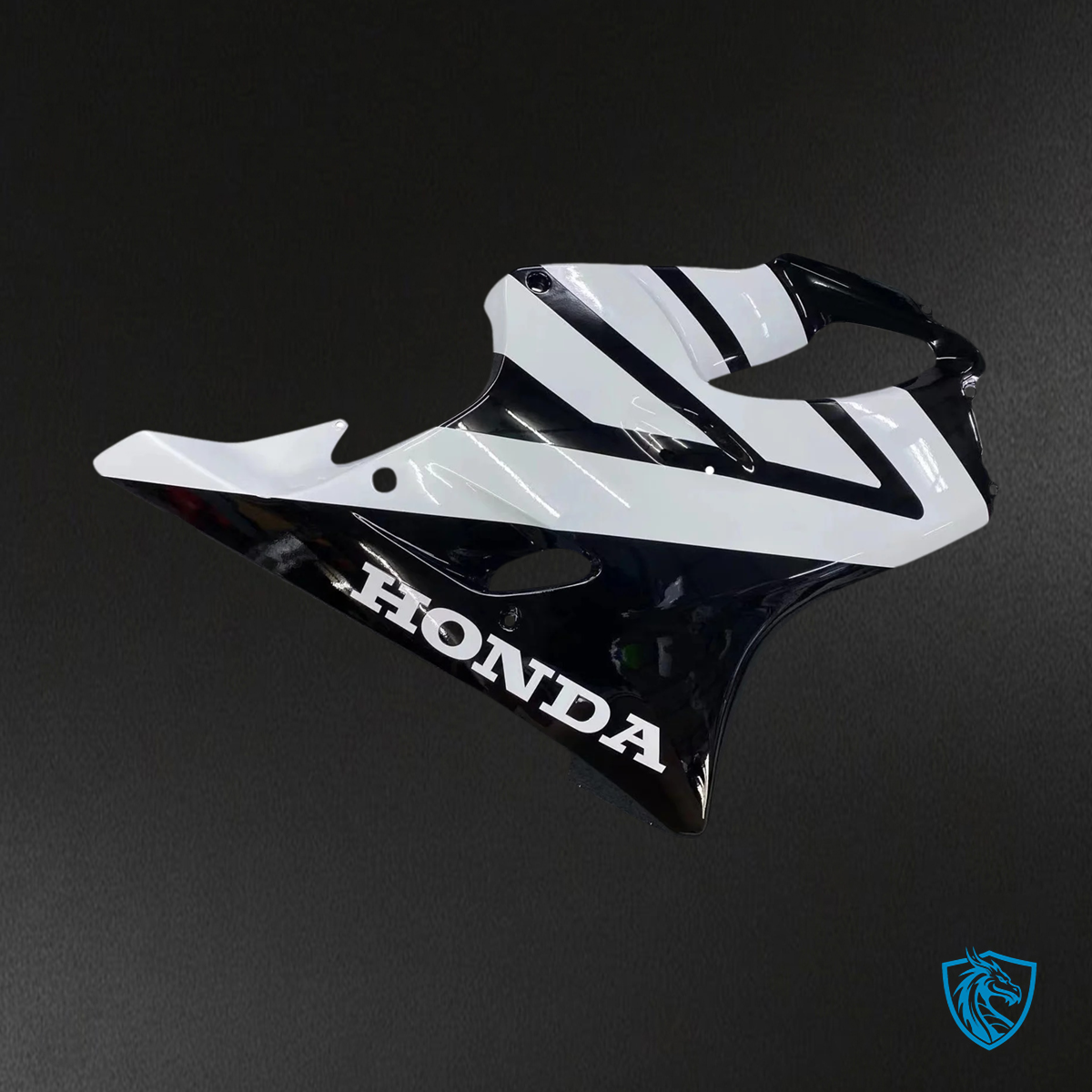 Honda CBR600 F4i (2004-2007) Black & White - Fairing Kit