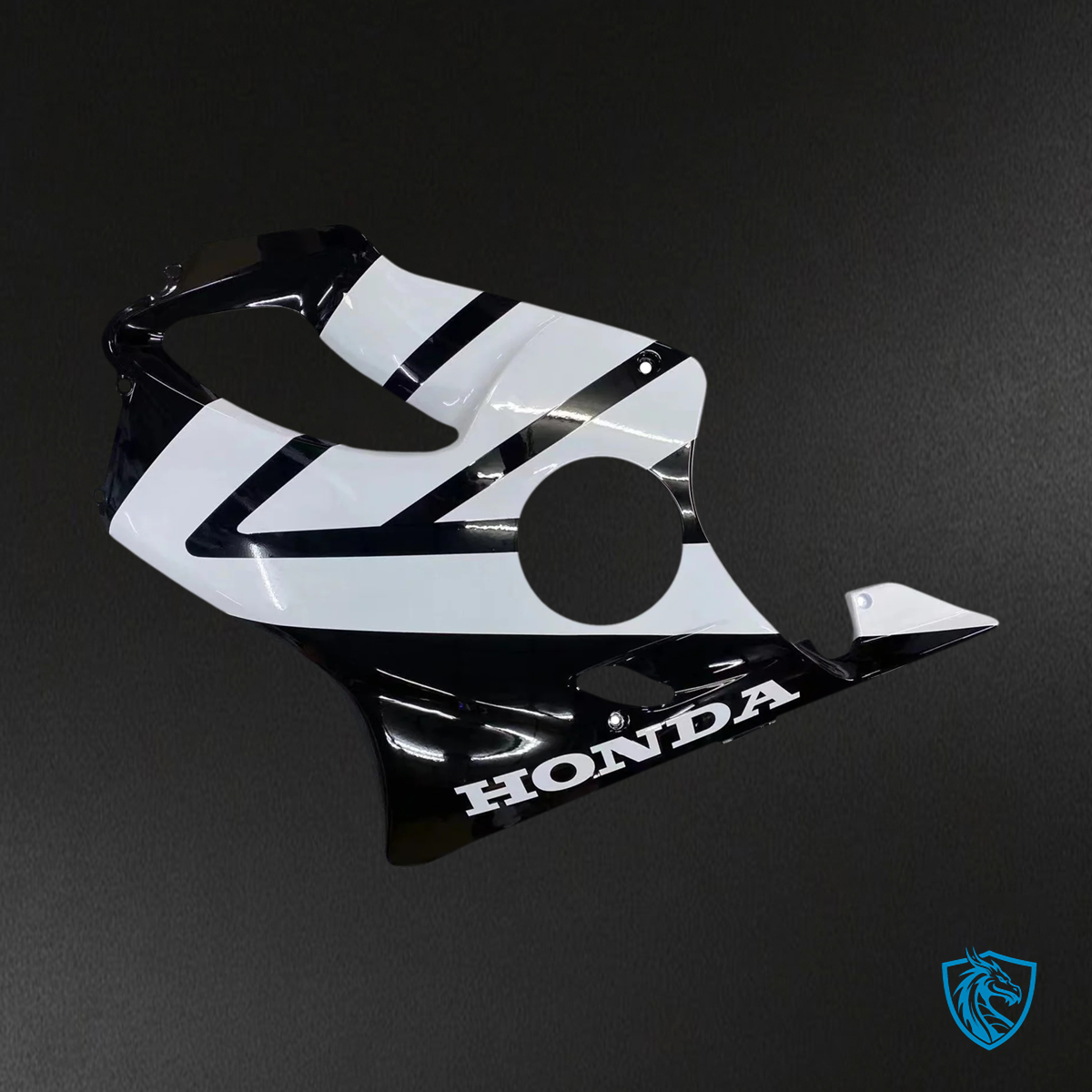 Honda CBR600 F4i (2004-2007) Black & White - Fairing Kit