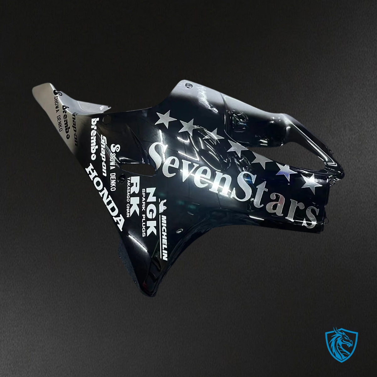 Honda CBR600 F4i (2004-2007) Black with Logo - Fairing Kit