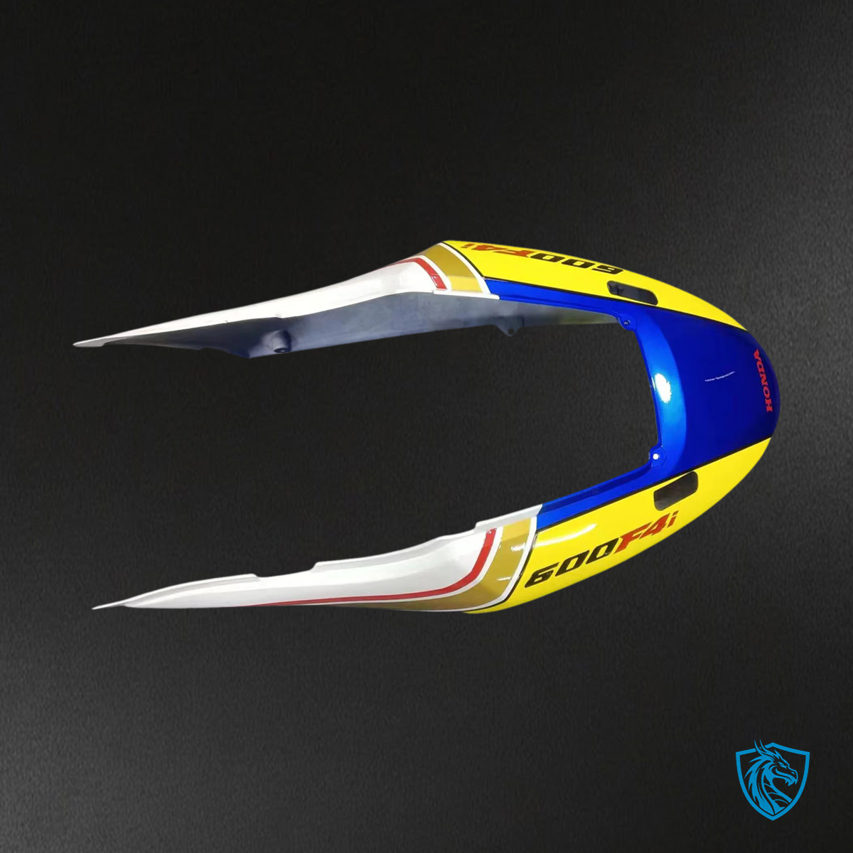 Honda CBR600 F4i (2004-2007) Blue & Yellow with Logo Style 2 - Fairing Kit