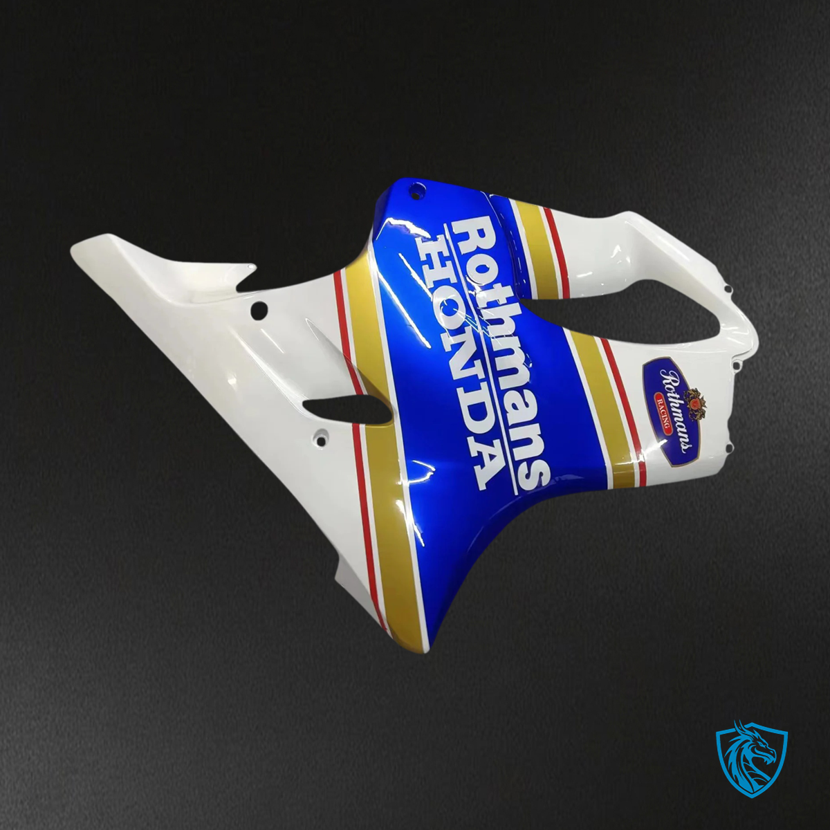Honda CBR600 F4i (2004-2007) Blue & Yellow with Logo Style 2 - Fairing Kit