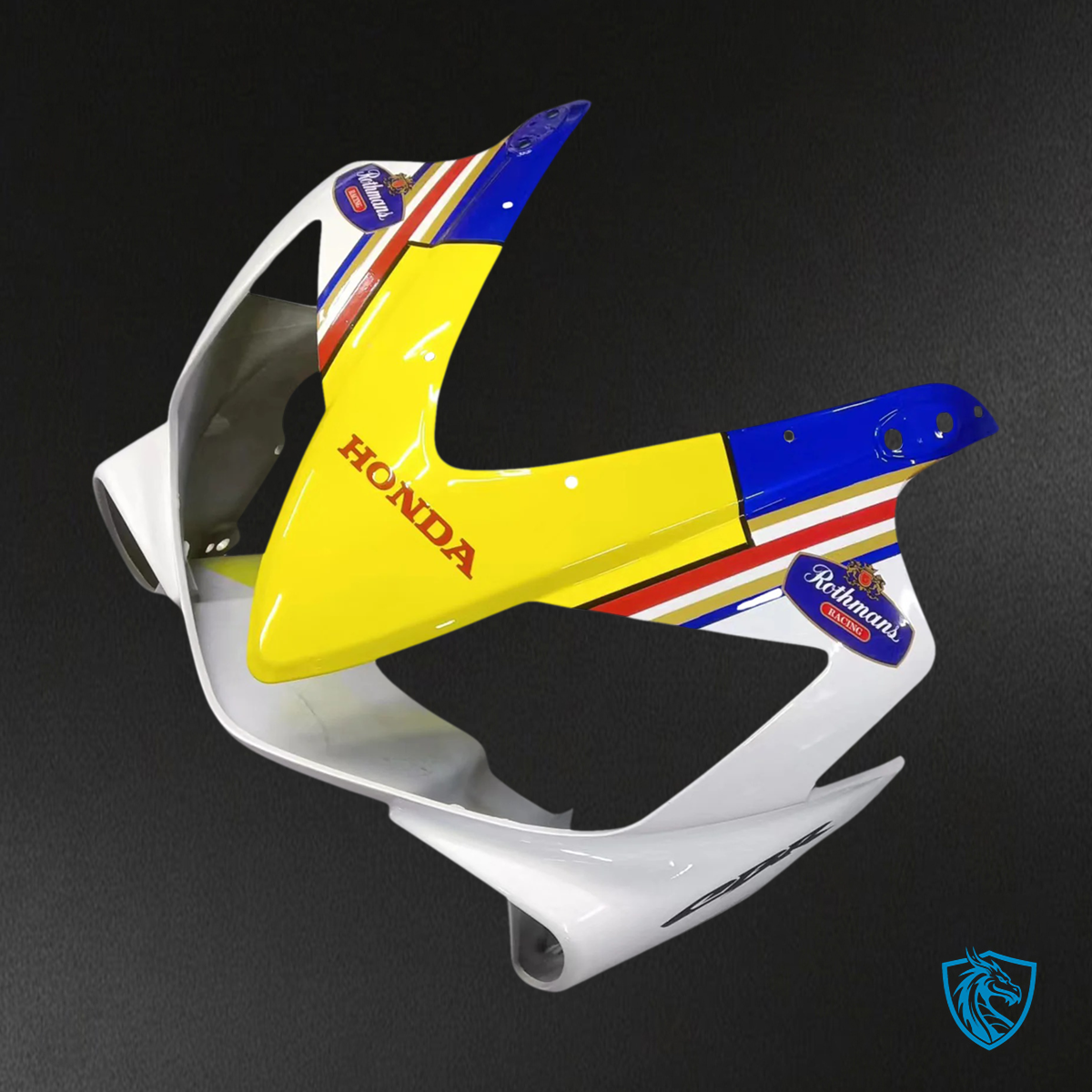 Honda CBR600 F4i (2004-2007) Blue & Yellow with Logo Style 2 - Fairing Kit
