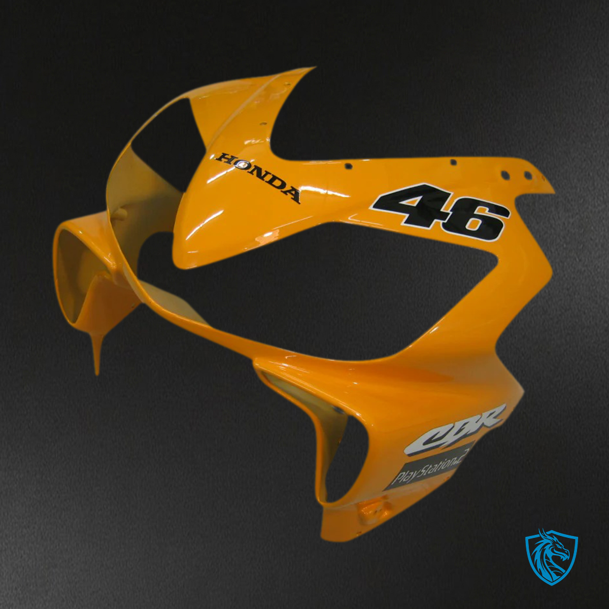 Honda CBR600 F4i (2004-2007) Blue & Yellow with Logo Style3 - Fairing Kit