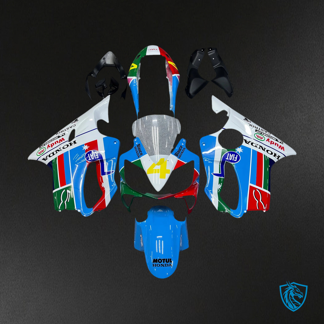 Honda CBR600 F4i (2004-2007) Multicolor - Fairing Kit