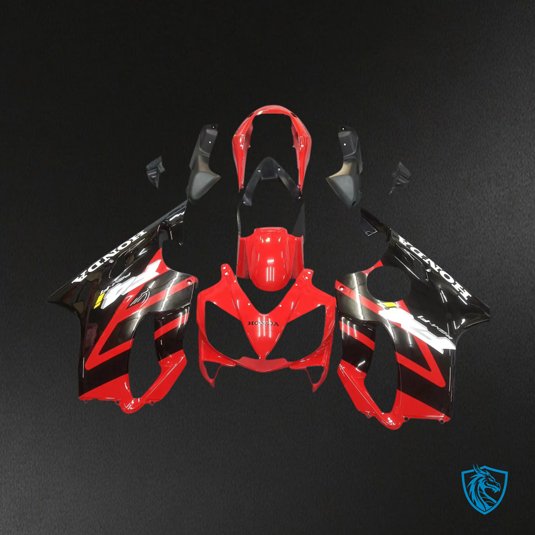 Honda CBR600 F4i (2004-2007) Red & Black - Fairing Kit