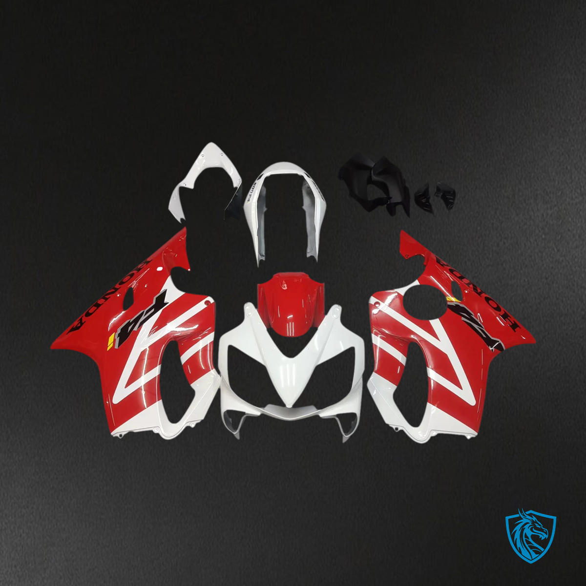 Honda CBR600 F4i (2004-2007) Red & White - Fairing Kit