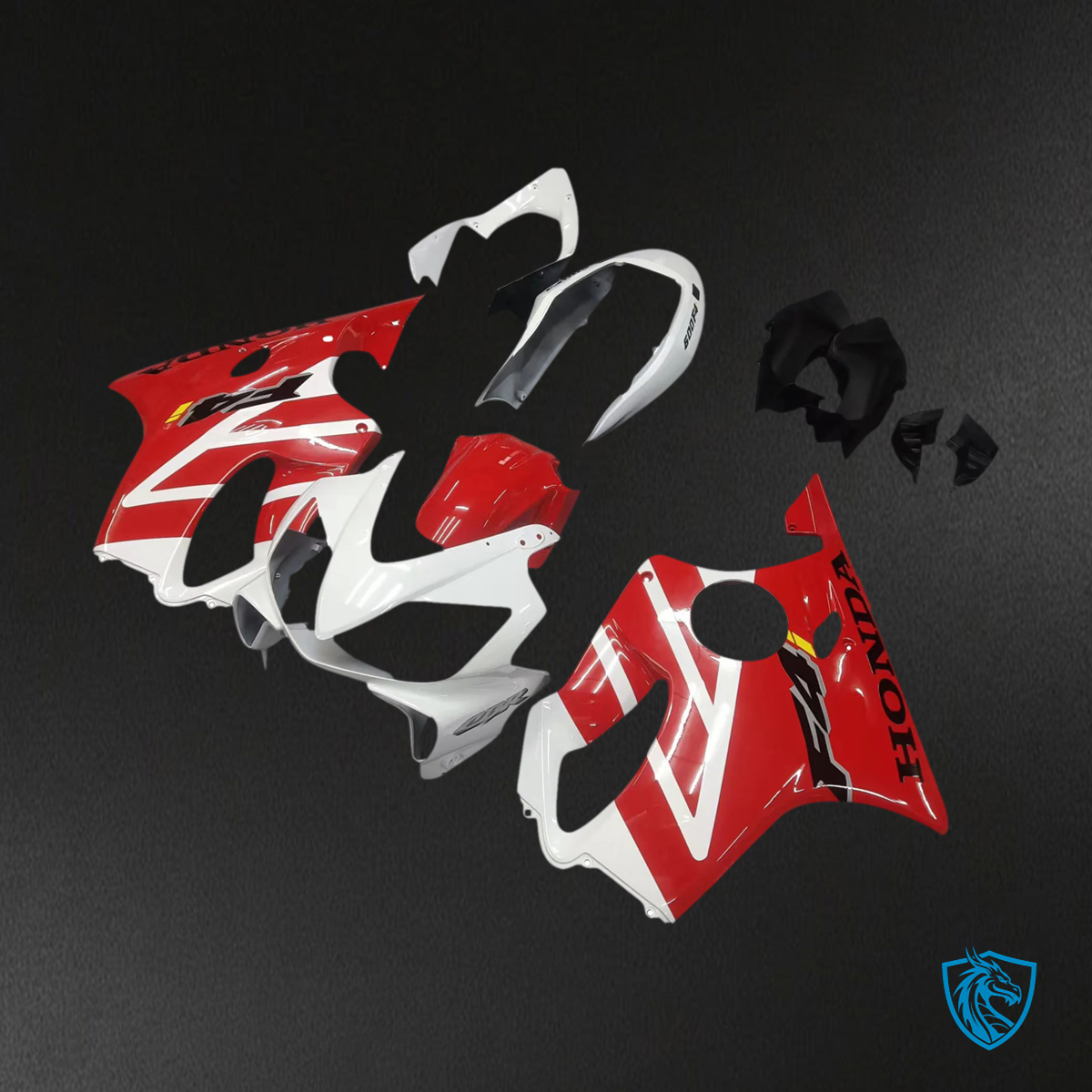 Honda CBR600 F4i (2004-2007) Red & White - Fairing Kit