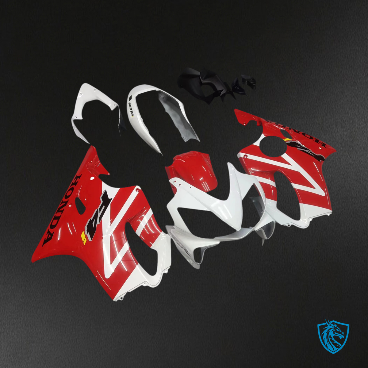Honda CBR600 F4i (2004-2007) Red & White - Fairing Kit