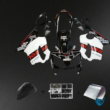 Honda CBR600 F4i (2004-2007) White & Black - Fairing Kit